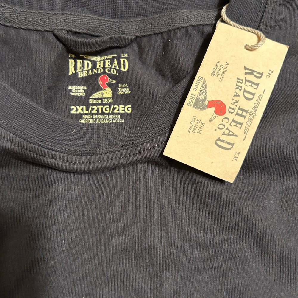 Redhead men’s XXL Pullover T-shirt Black color